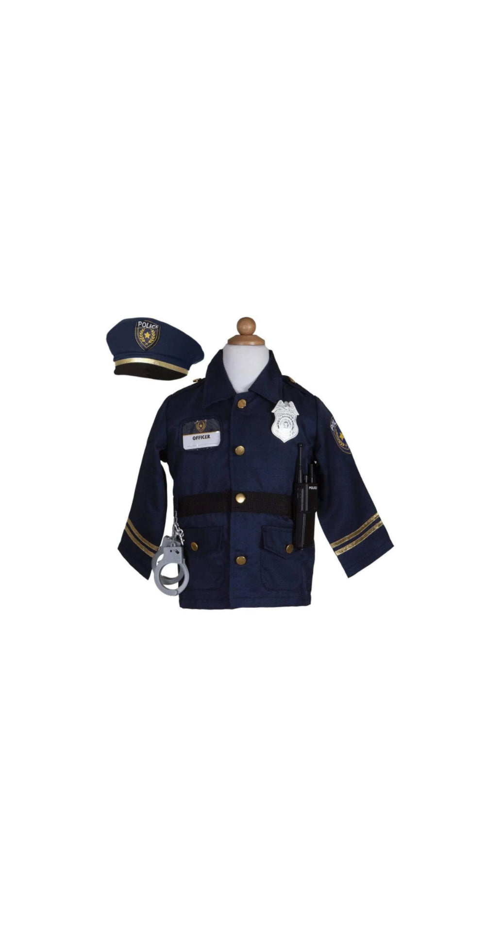 Police Officer Set, Includes 5 Accessories Navy