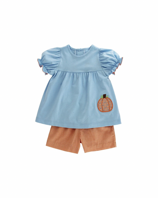 Lil Pumpkin Patch - Girls Short Set