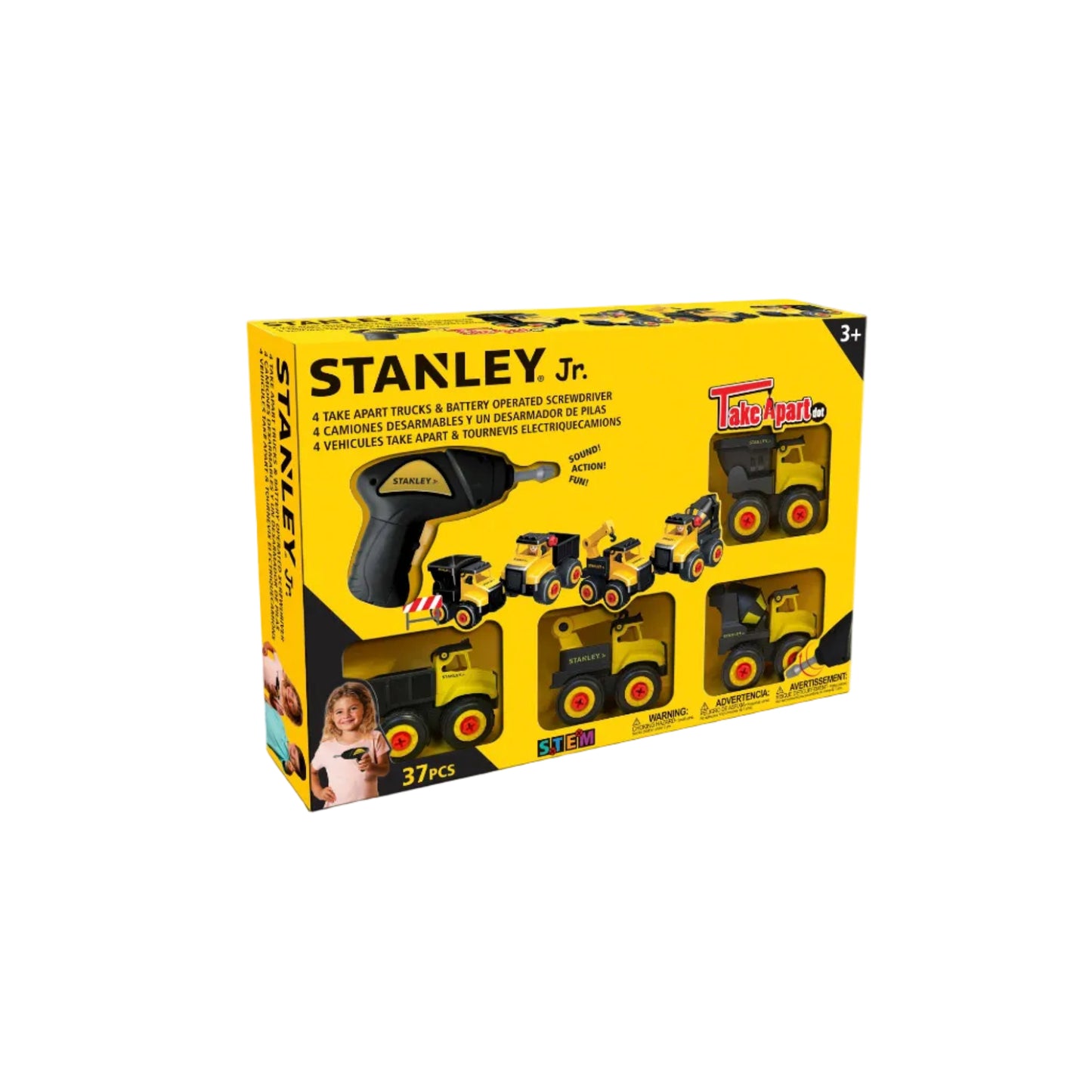 Red Toolbox Stanley Jr. Take Apart Dot Truck Set