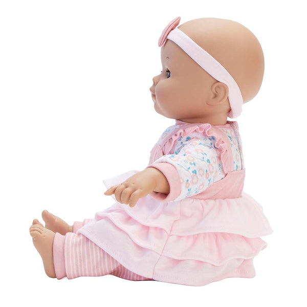 Baby Cuddles Doll, Pink Floral, Medium Skin Tone