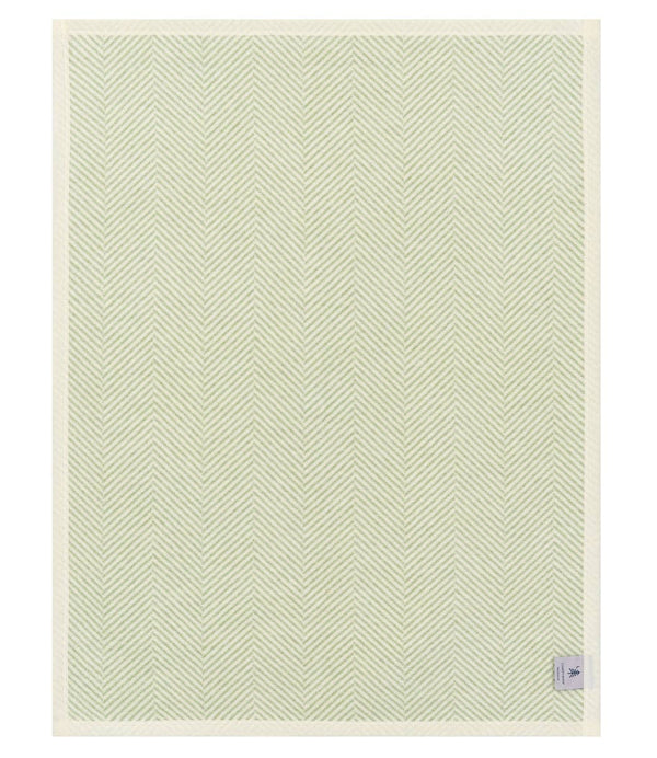 Harborview Herringbone Sprout Green Mini Blanket