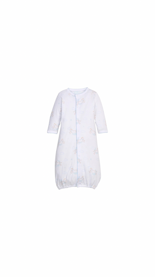 Printed Converter Gown - Blue Cow Jumping Over the Moon
