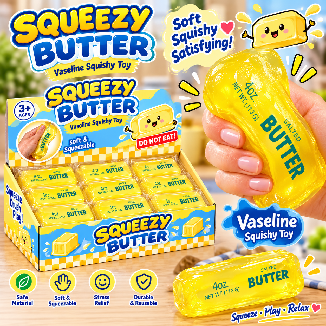 Vaseline Butter — Ultra Soft “Oil Squish"
