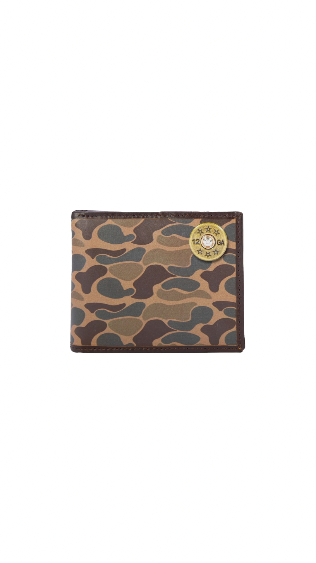Shot Men's Bifold Old School Camo Leather Wallet