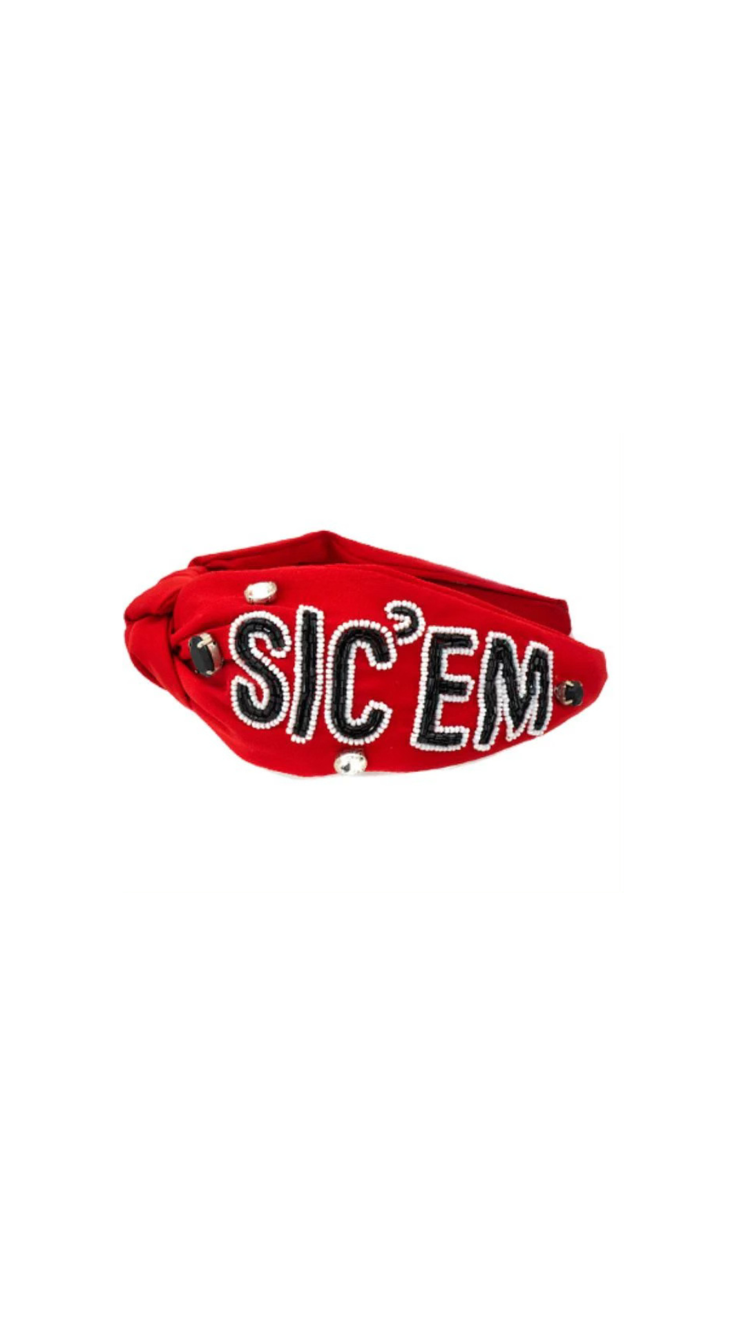 SICEM Red and Black Headband