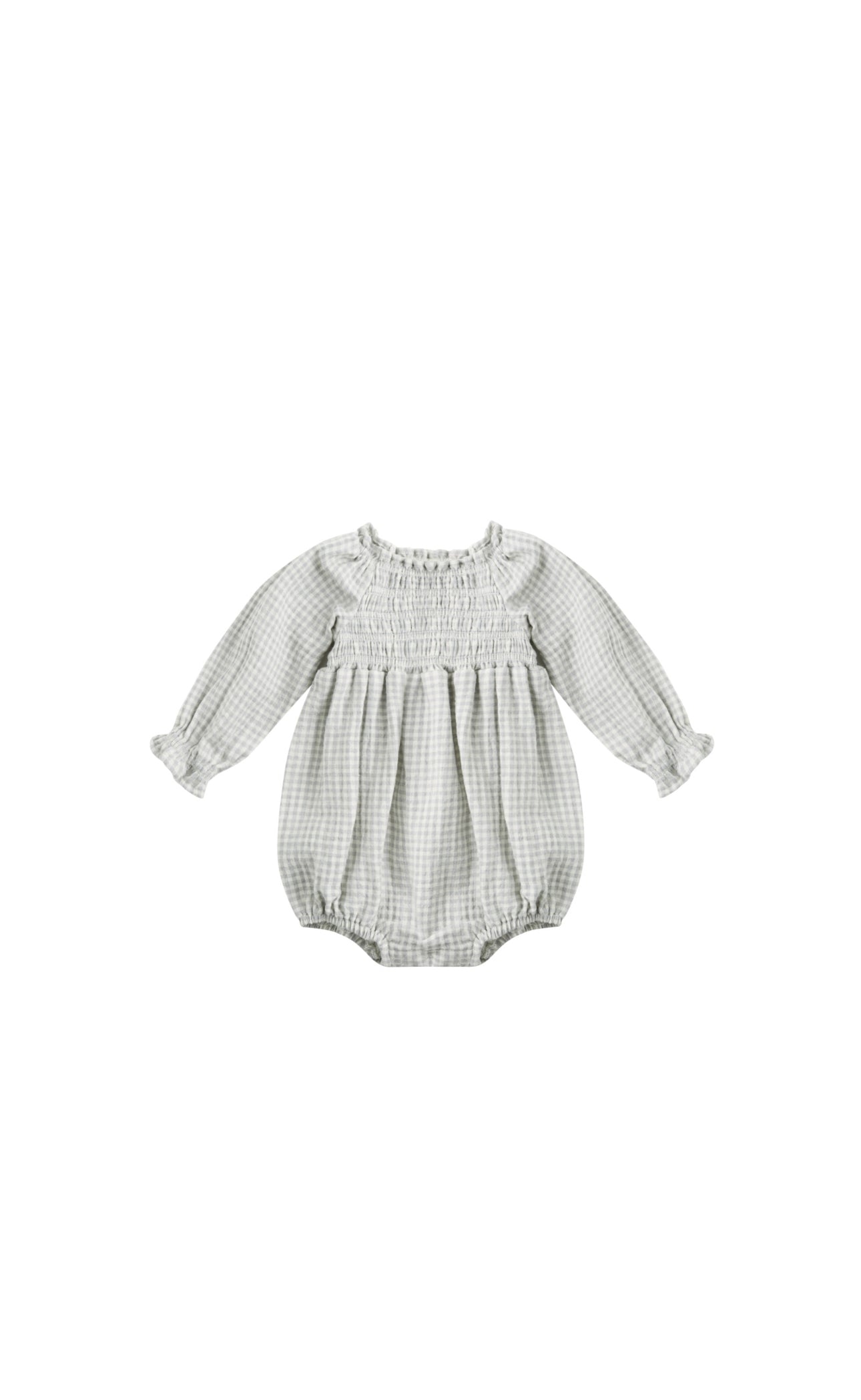 Eden Romper Blue Gingham
