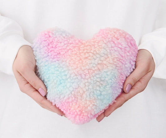 Heartwarming Pillow - Sherpa Multi