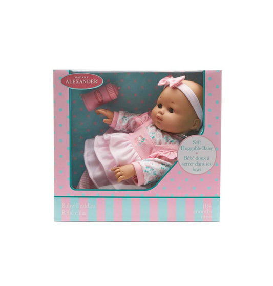 Baby Cuddles Doll, Pink Floral, Medium Skin Tone