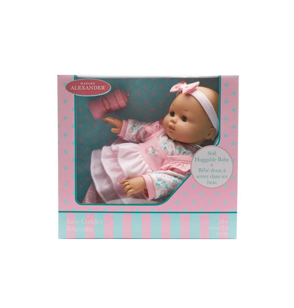 Baby Cuddles Doll, Pink Floral, Medium Skin Tone