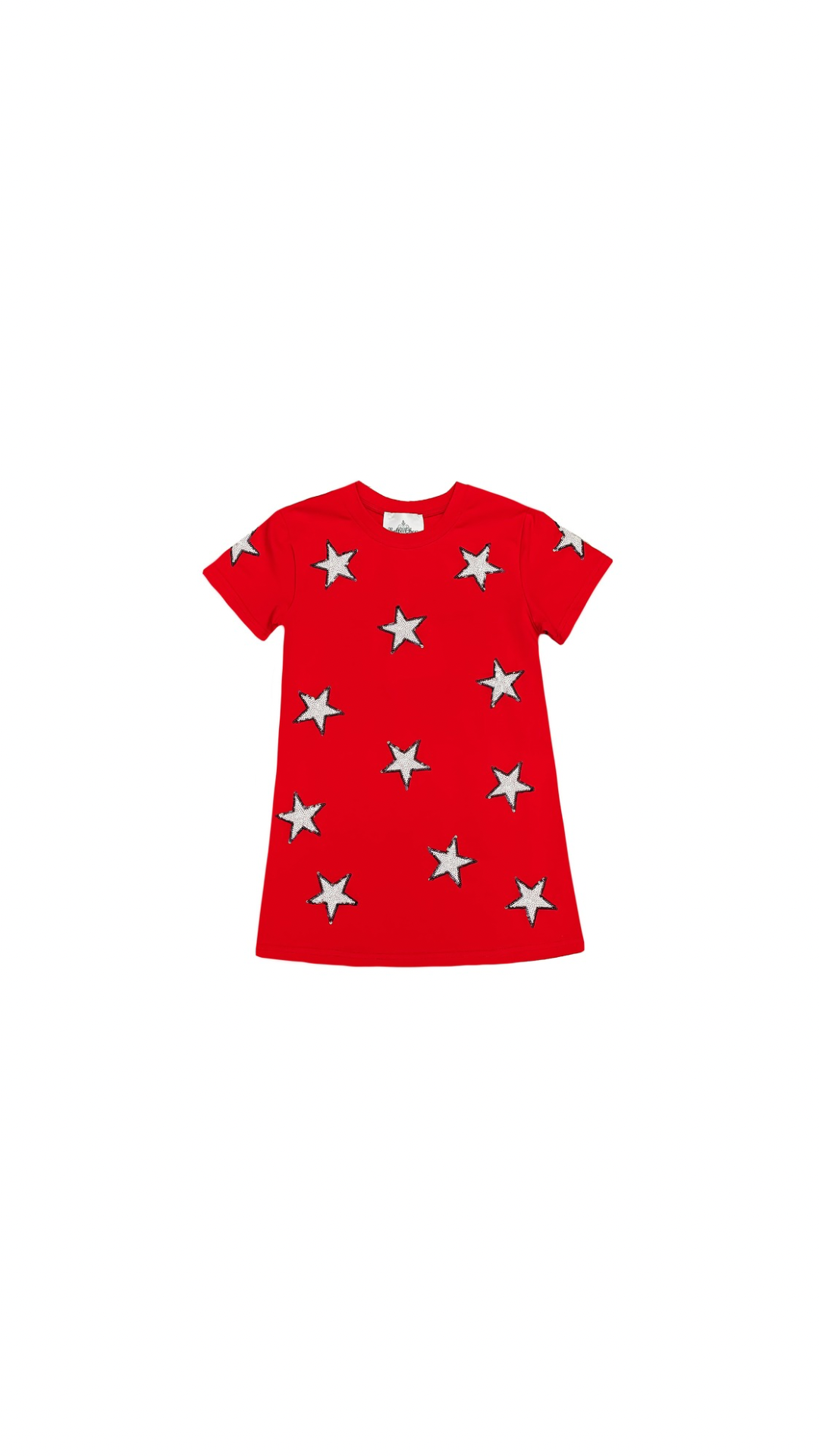 Red and Black Star Dress
