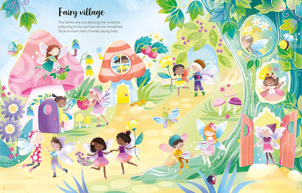 First Sticker Book Sparkly Fairies