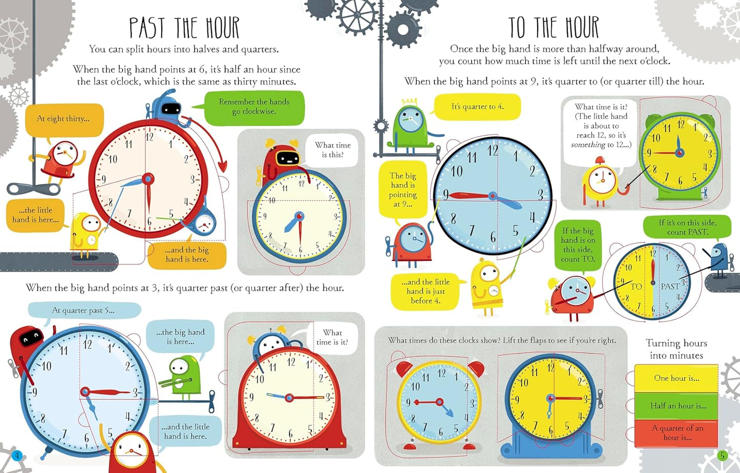 Lift-the-Flap Questions and Answers Telling Time