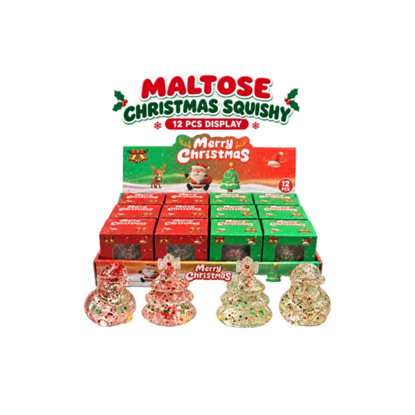 Christmas Glitter Maltose Sugar Squishy