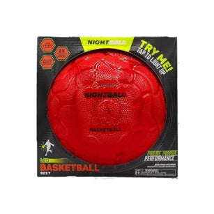 Nightball Light Up Led Basketball Red