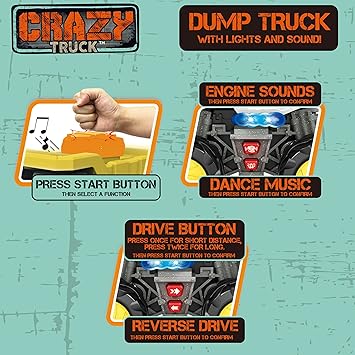 Big Dump Truck with Lights and Sounds