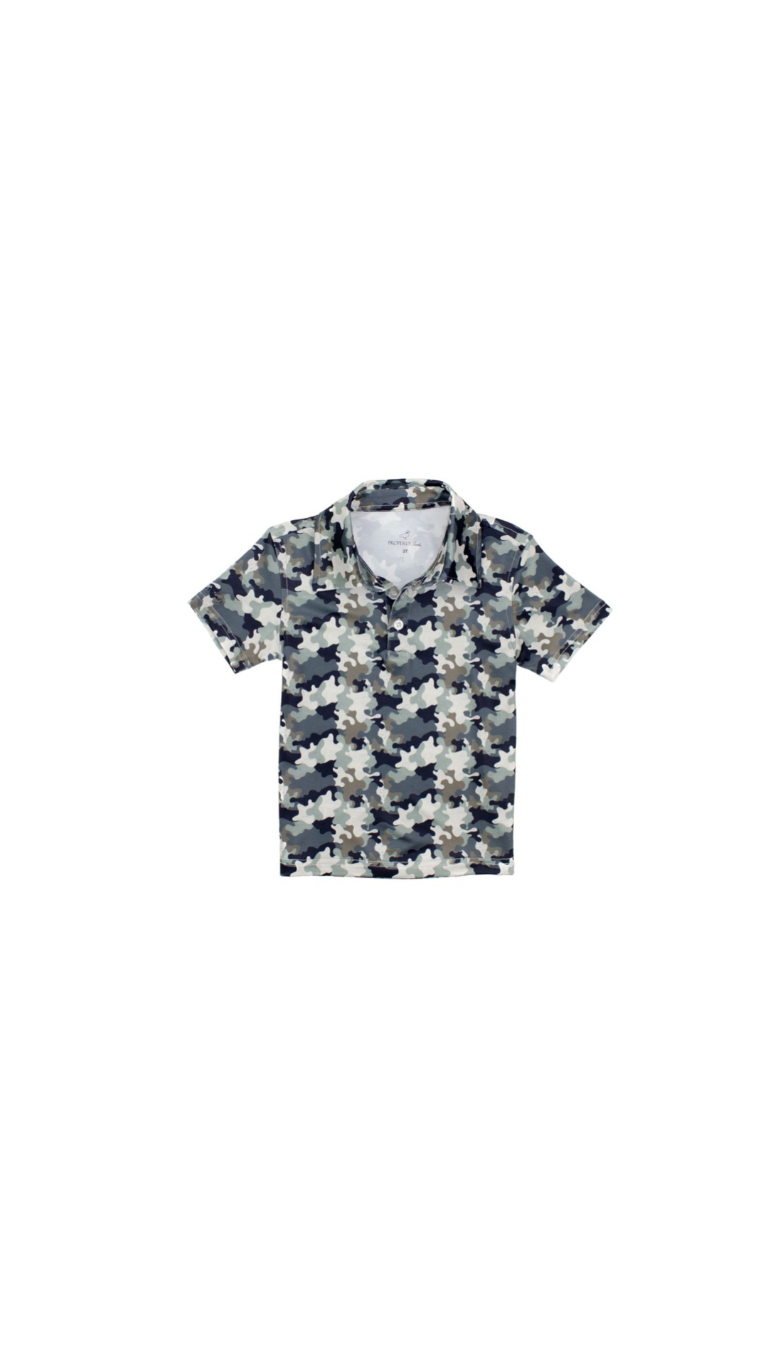 Boys Inlet Polo Delta Blackwater Camo