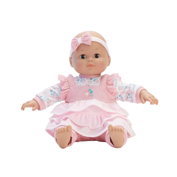 Baby Cuddles Doll, Pink Floral, Medium Skin Tone