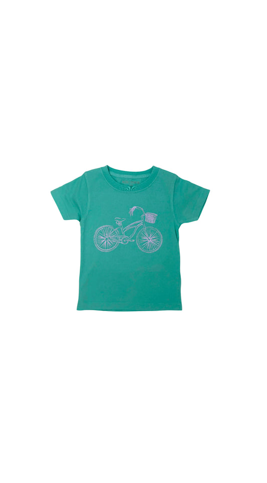 Short Sleeve Mint Green Beach Cruiser T-Shirt