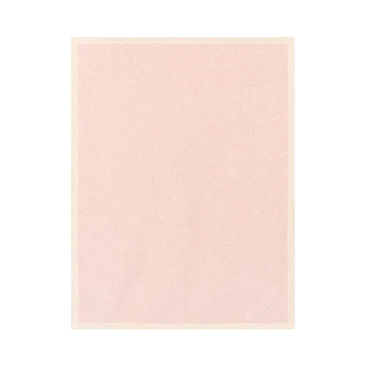 Harborview Herringbone Ballet Pink Mini Blanket