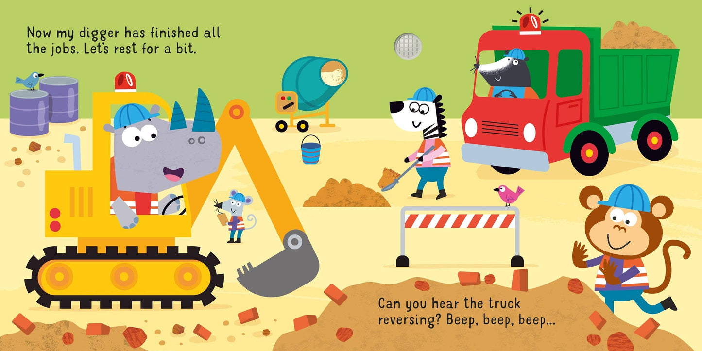 Let's go on a Digger sound book : Usborne