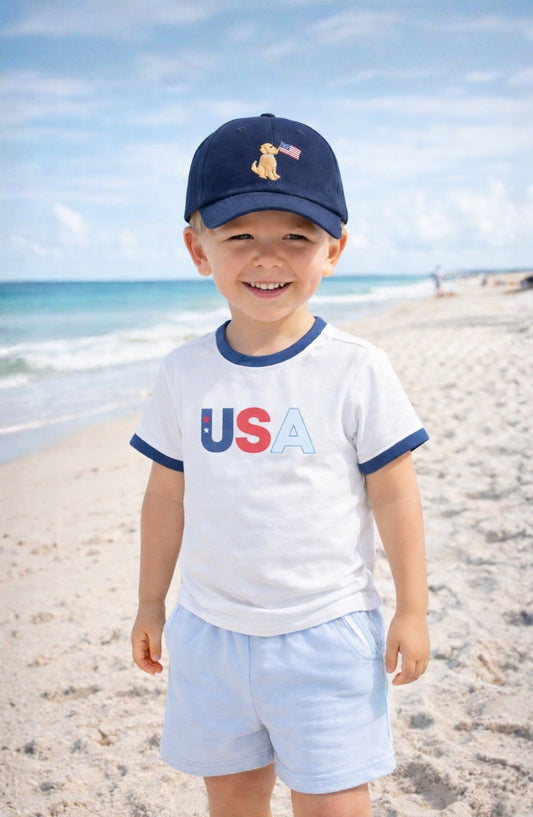 American Dog Baseball Hat - Youth (2-8)