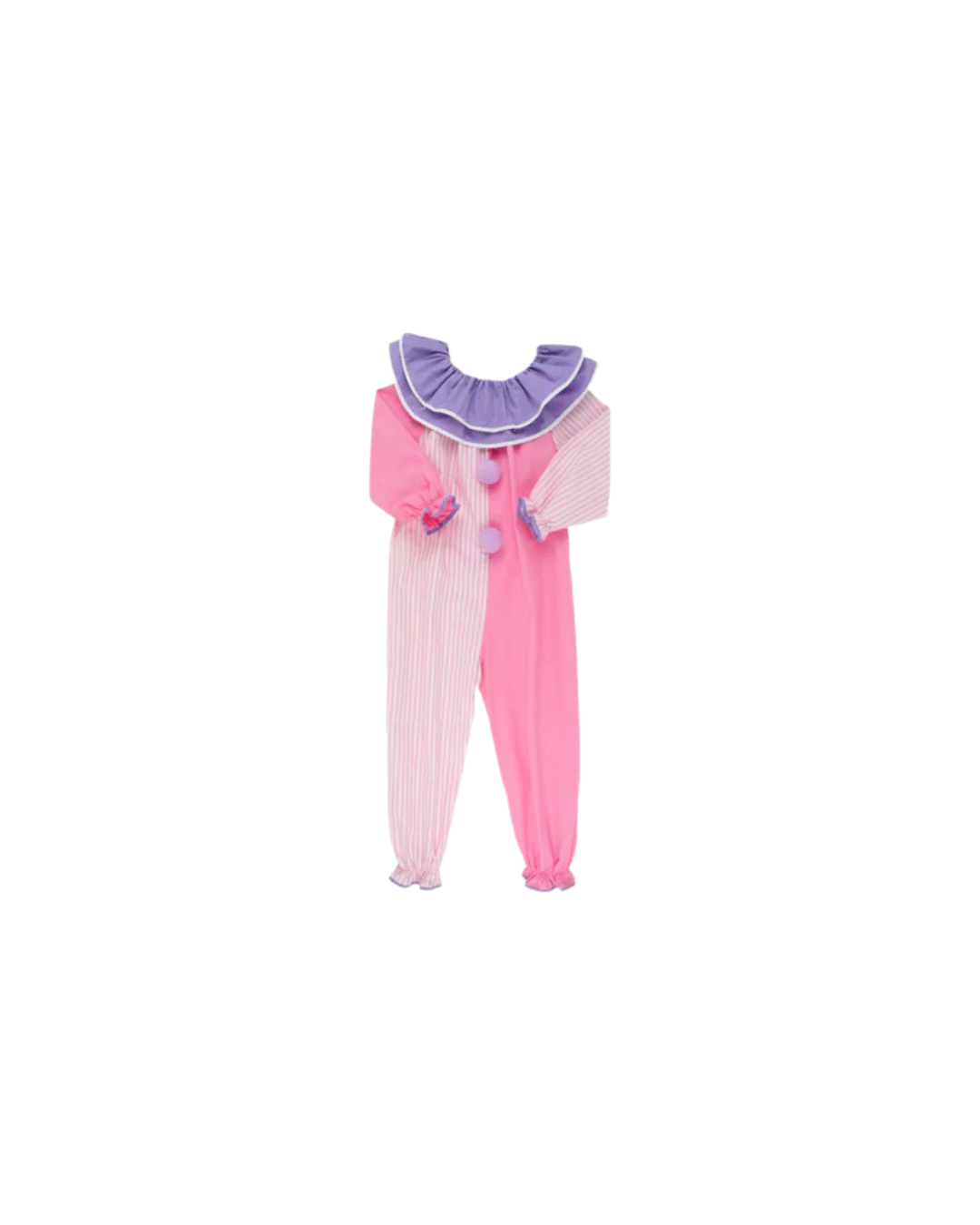 Happy Halloween Costume (Romper) Pier Party Pinckney Pink Stripe/Hamptons Hot Pink/Clown