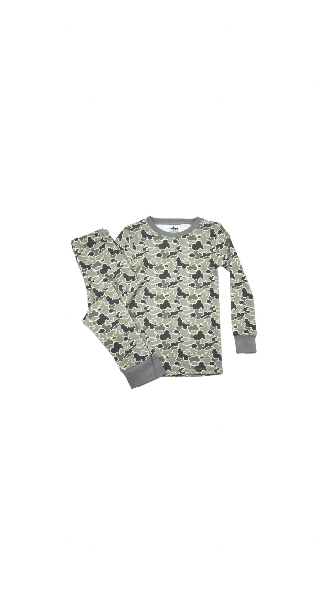 Jekyll Pima 2 Piece Pajamas Set Green Camo