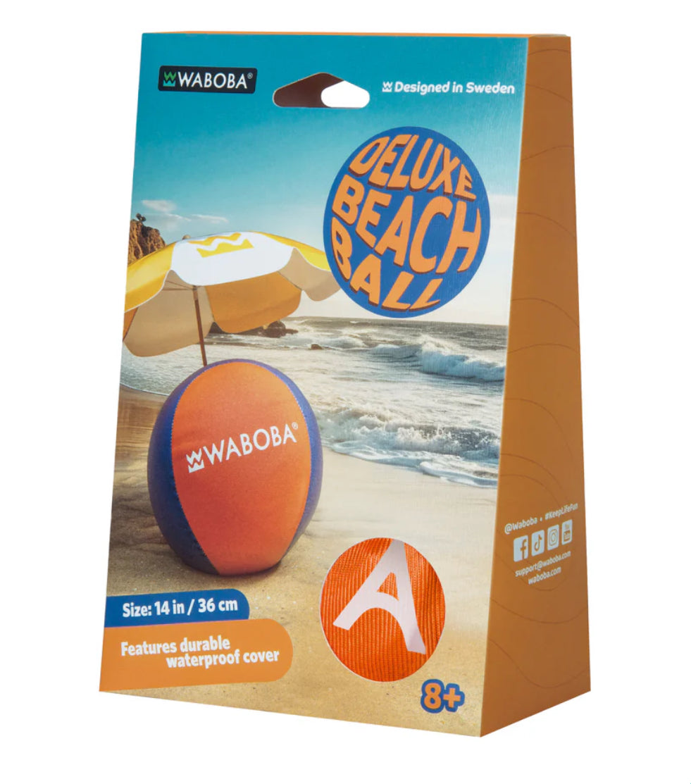 14" Deluxe Beach Ball Orange
