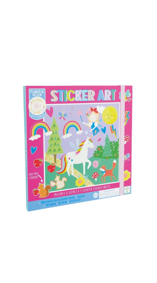 Rainbow Fairy Sticker Art