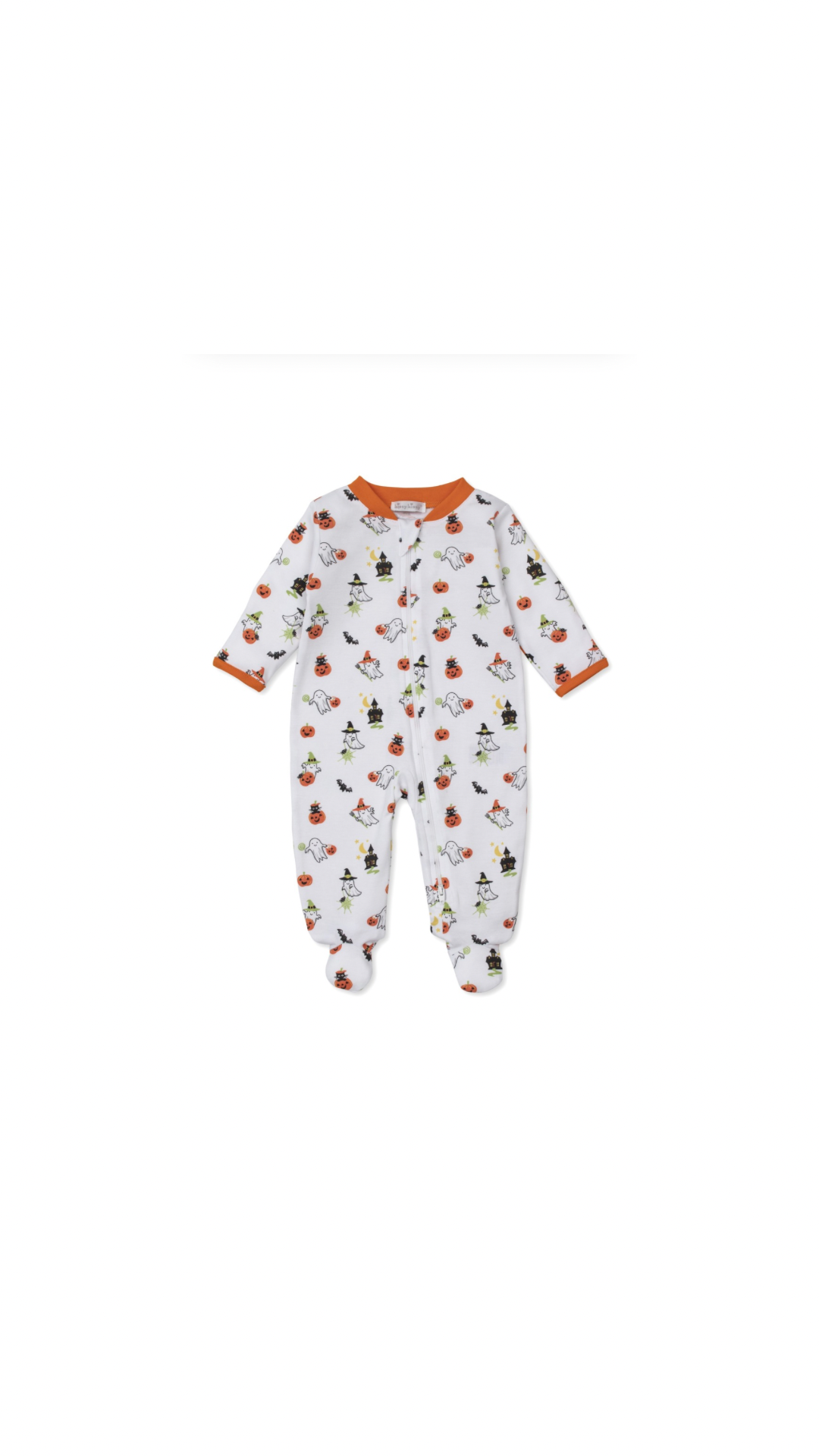 Ghostly Cheer-Footie w/ Zip Multi