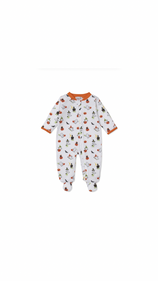 Ghostly Cheer-Footie w/ Zip Multi