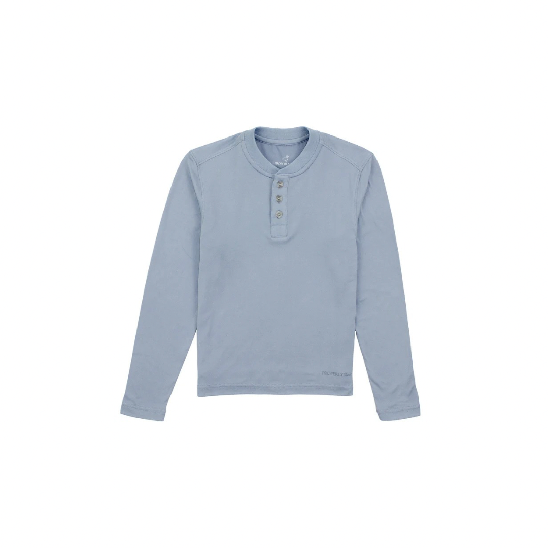 Boys Ravine Henley Dusk Blue