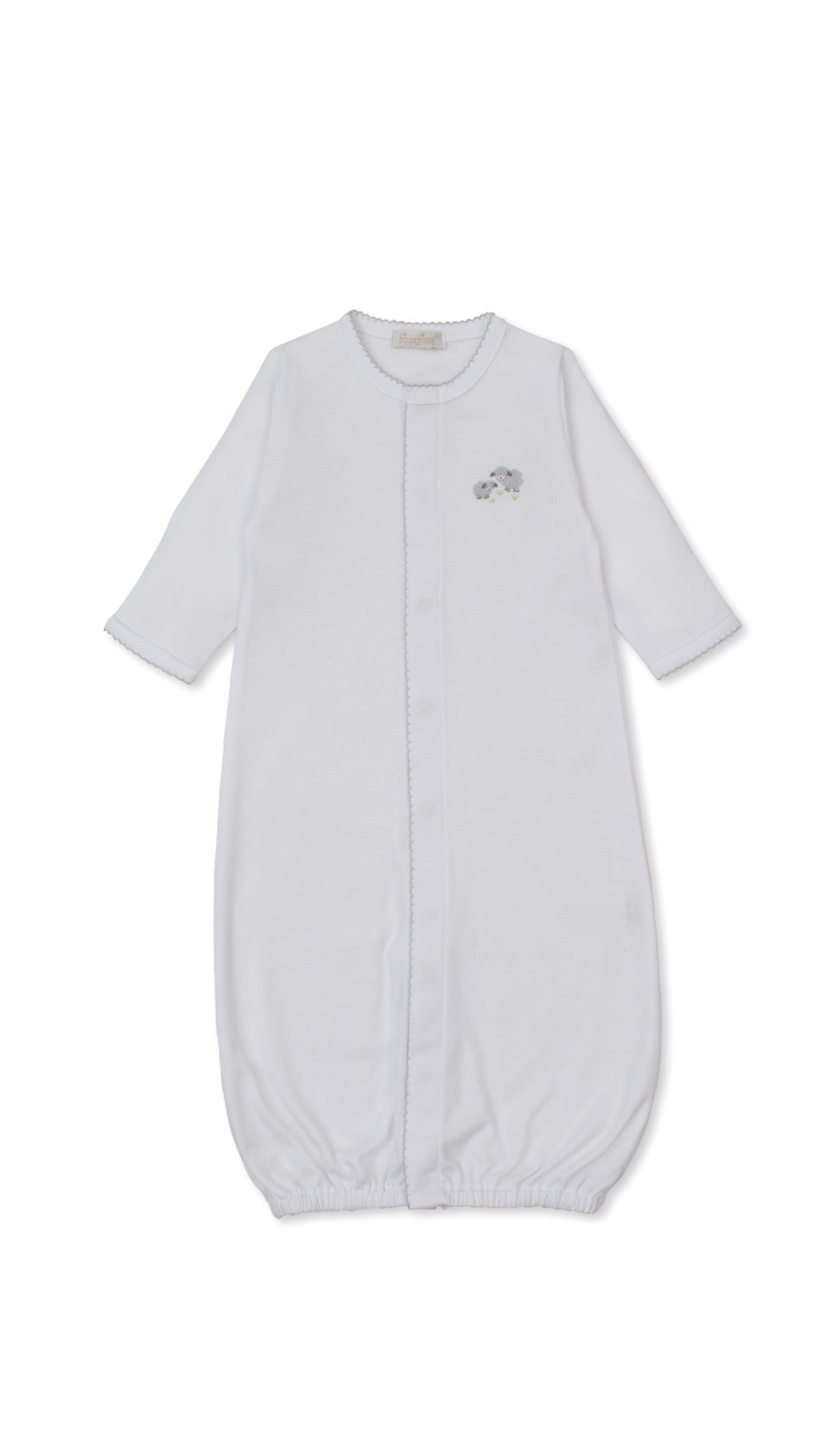 Premier Sweet Sheep Conv. Gown w/ Hand Emb White/Silver