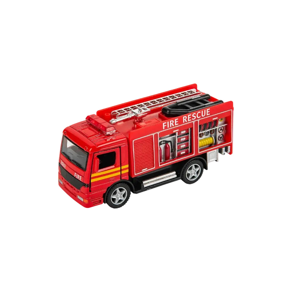 Pull Back Fire Engine Rescue