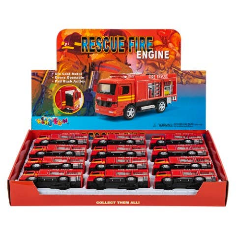 Pull Back Fire Engine Rescue