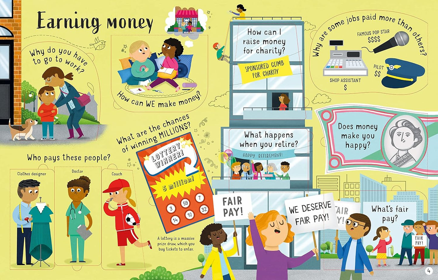 Lift-the-Flap Questions and Answers About Money Us