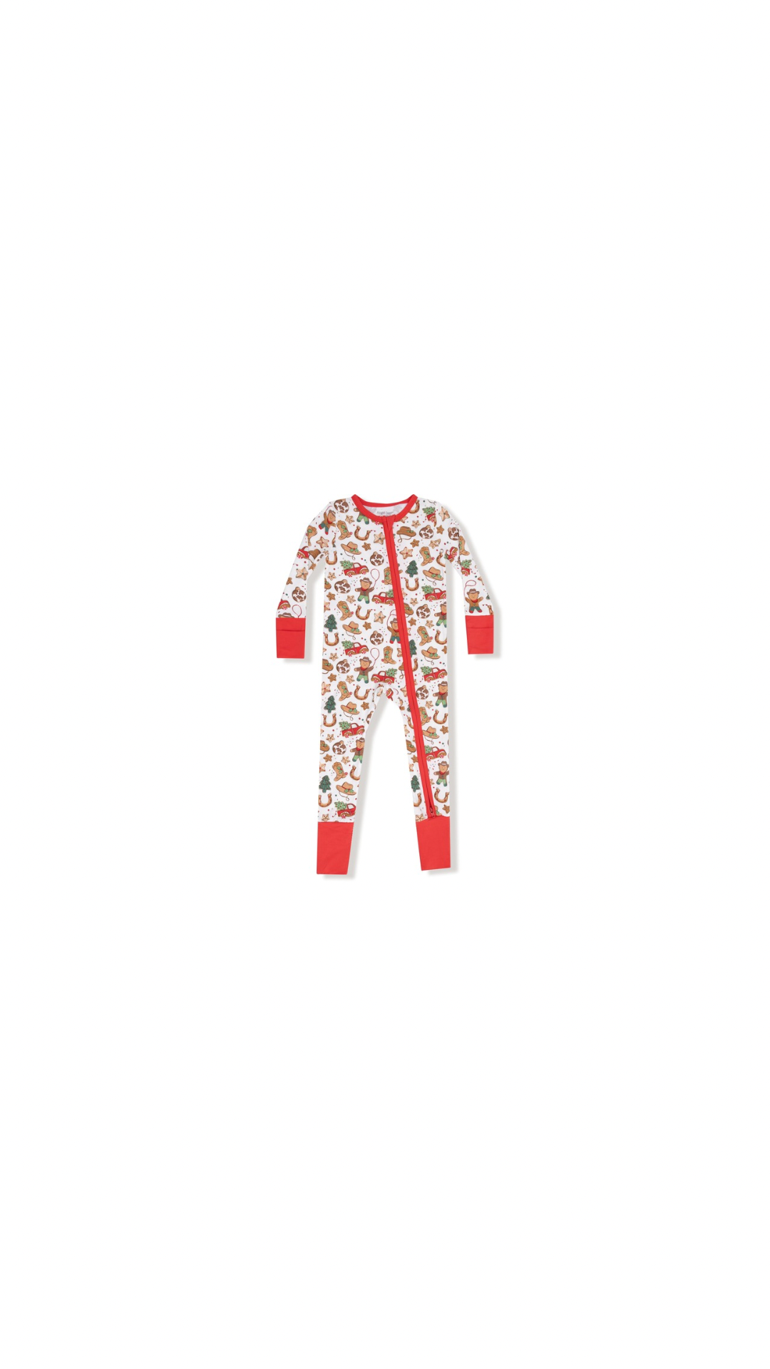 Cowboy Christmas - 2 Way Zipper Romper