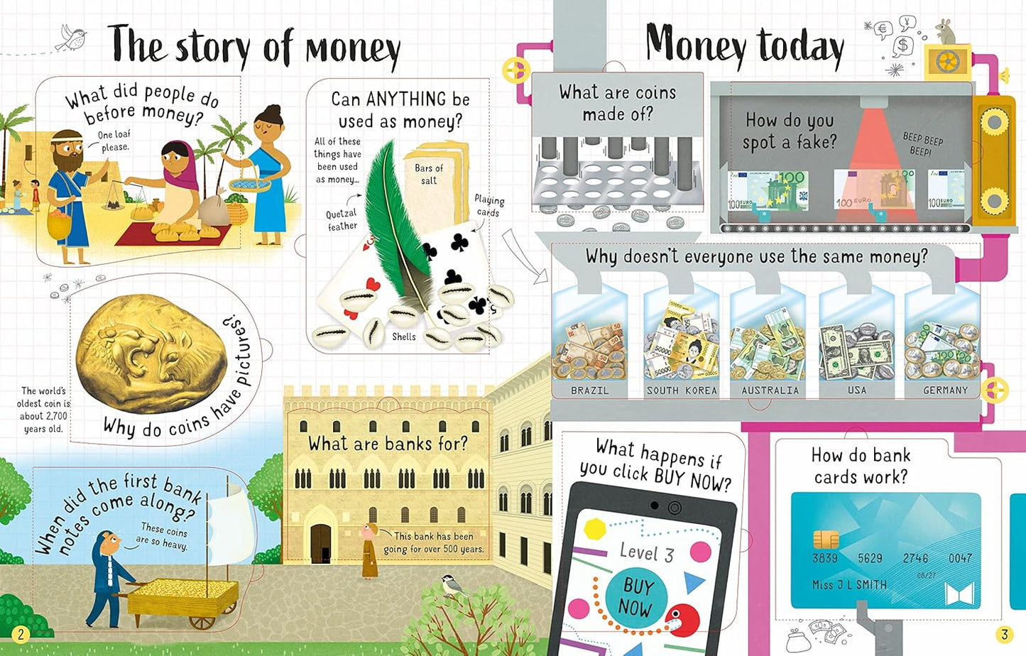 Lift-the-Flap Questions and Answers About Money Us