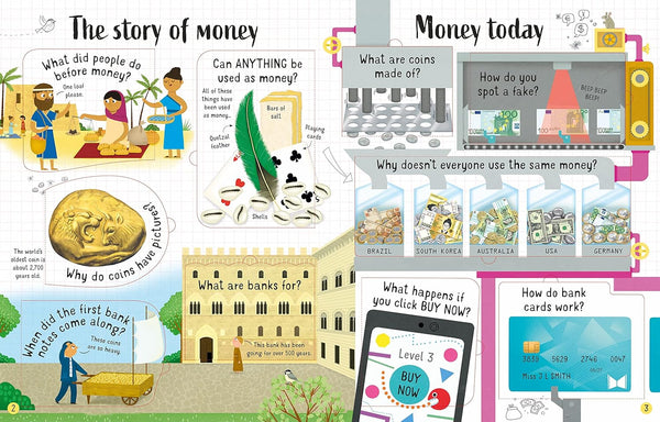 Lift-the-Flap Questions and Answers About Money Us