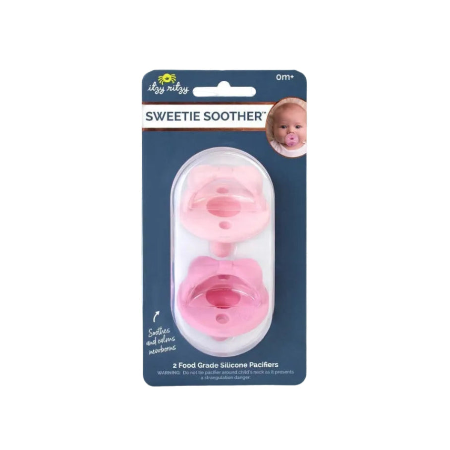 Sweetie Soother™ Pacifier Set - Pink Bows
