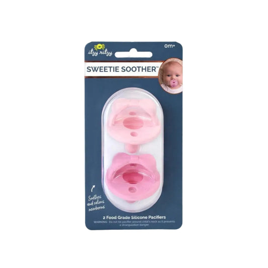 Sweetie Soother™ Pacifier Set - Pink Bows