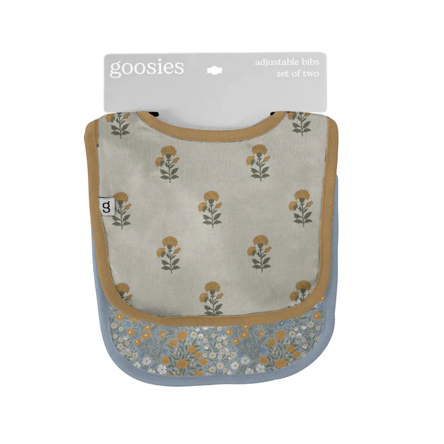 Marigold Block Print - Bib Set