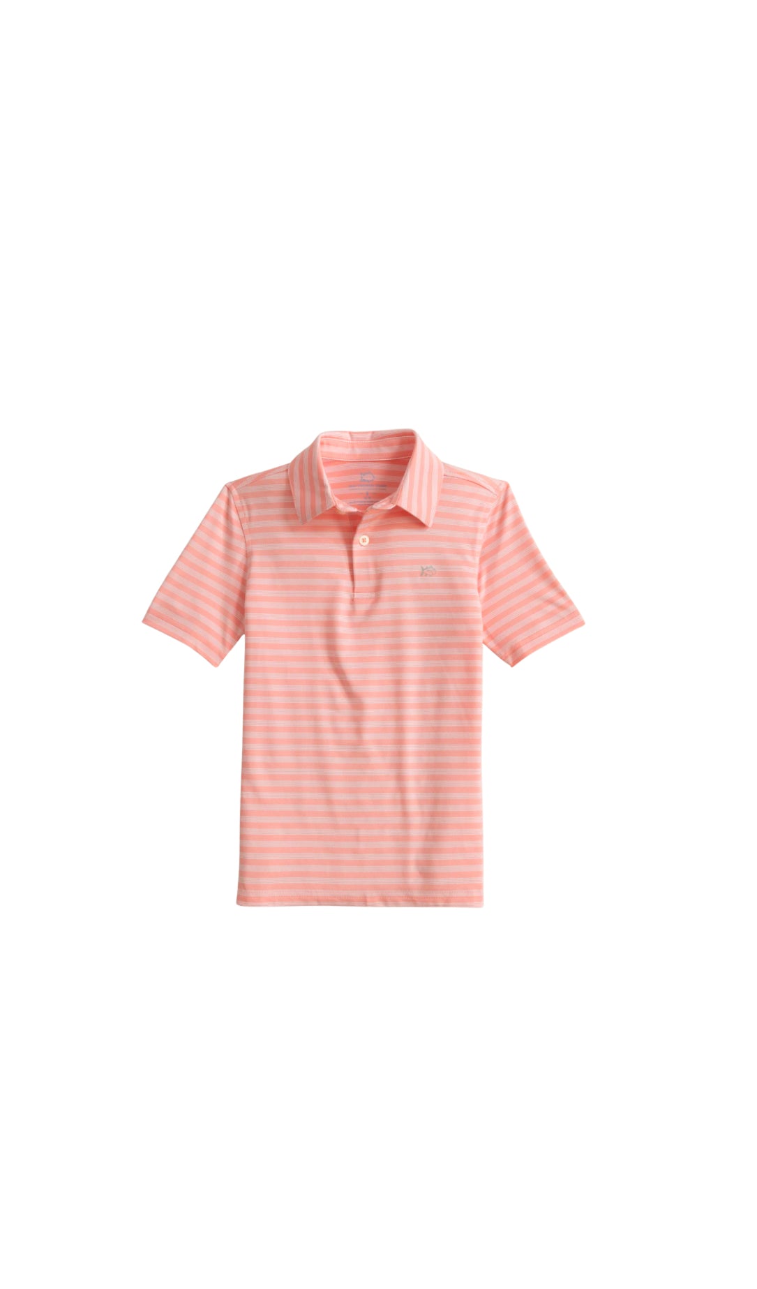 Youth Short Sleeve Sevilla Stripe Polo Petal Pink