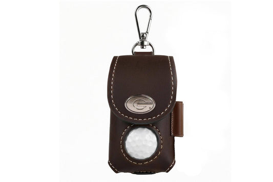 Georgia Bulldogs Leather Golf Ball and Tee Holder