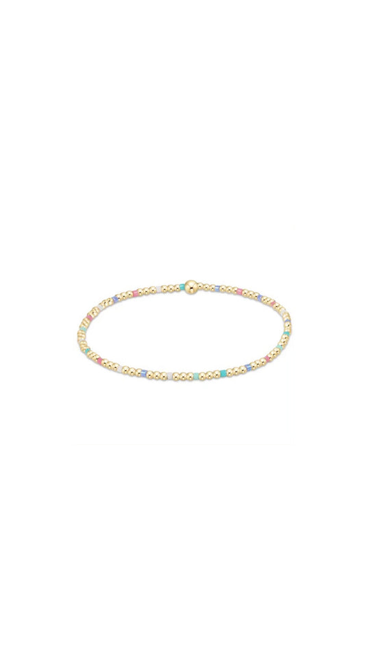 egirl hope sincerity pattern 2mm bead bracelet - hot mess ss25