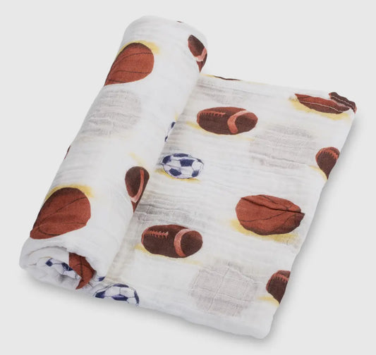 Go Sports! Baby Muslin Swaddle