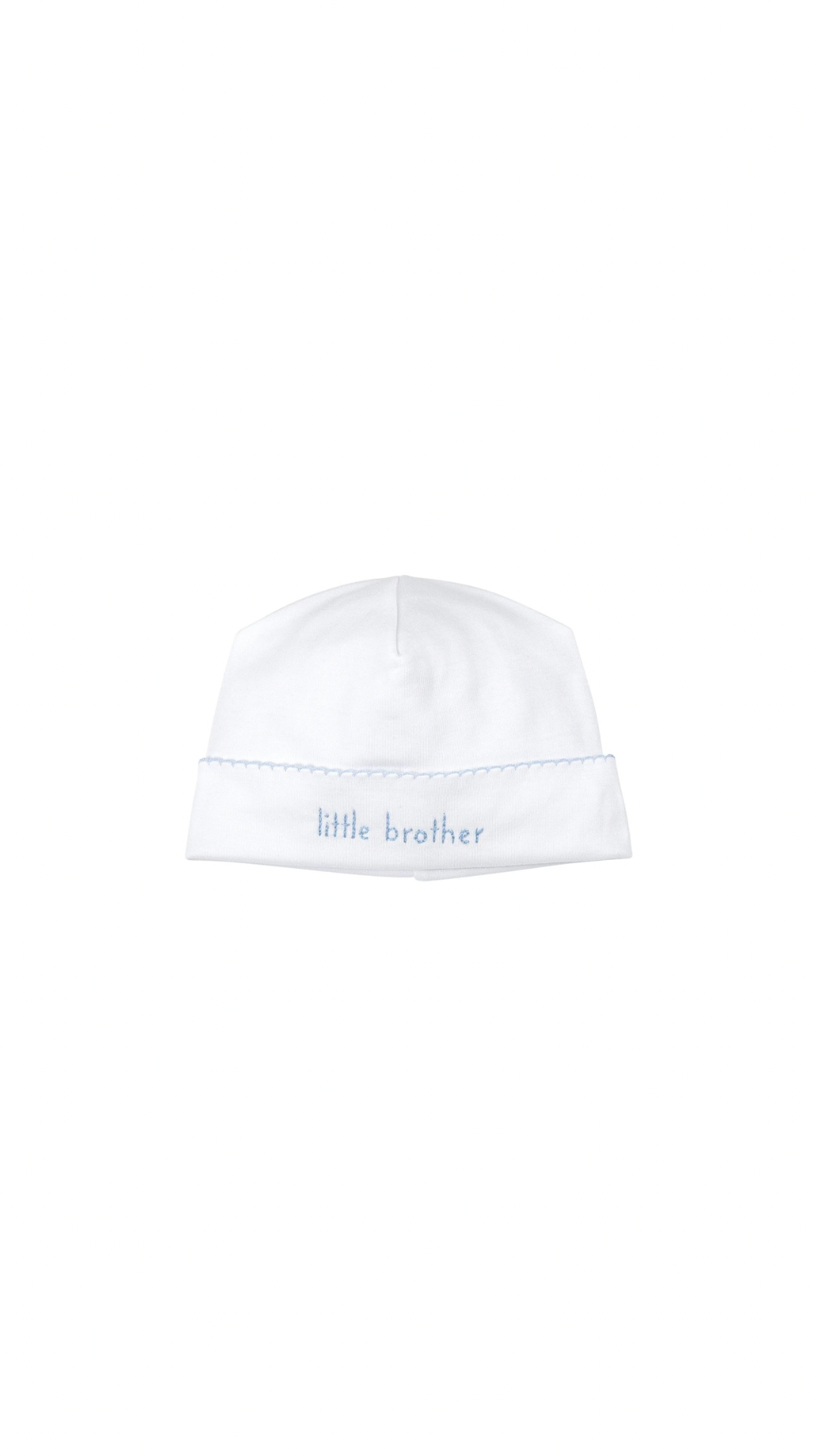 Little Brother Embroidered Hat Light Blue