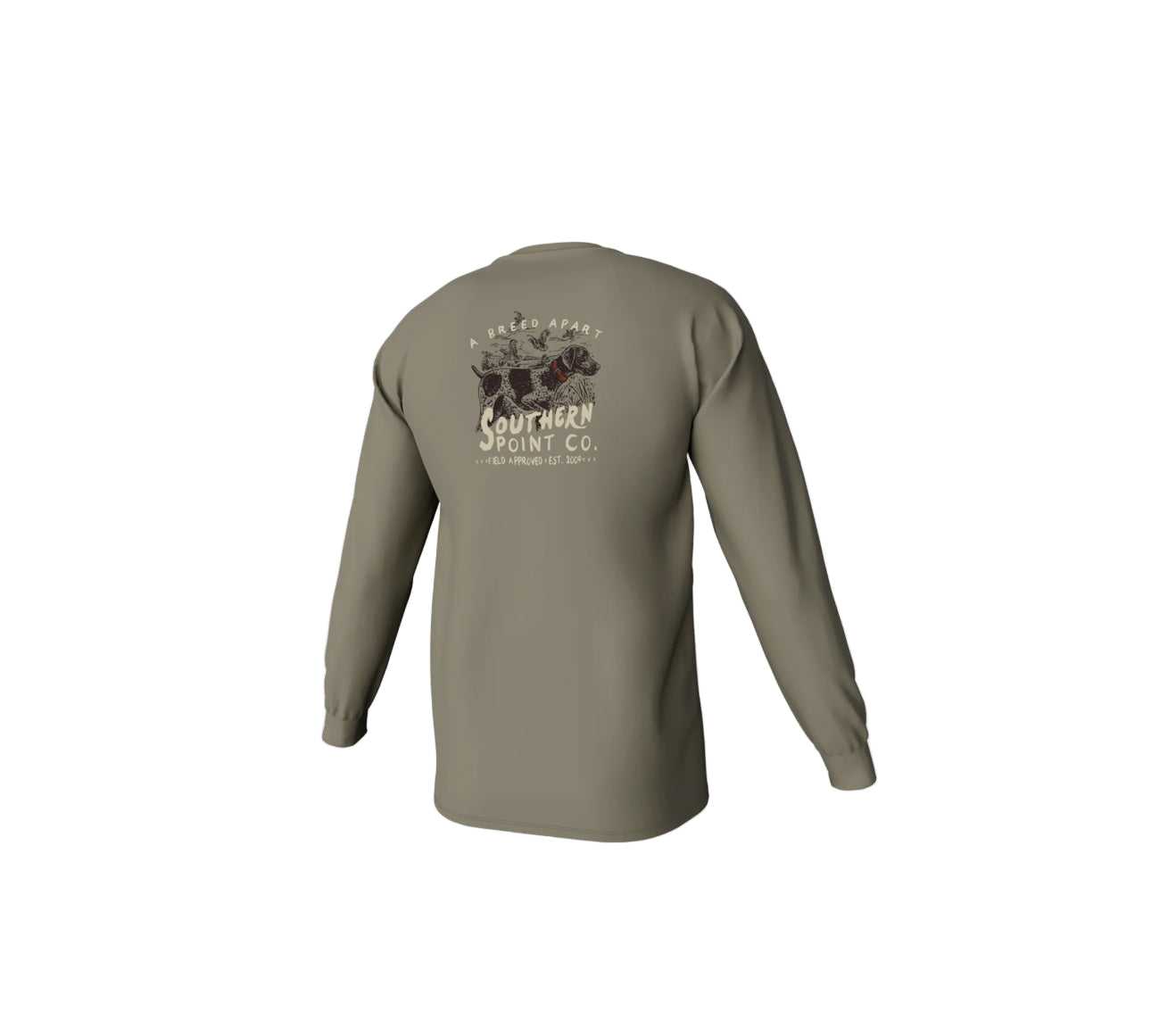 Youth A Breed Apart Long Sleeve Pocket Tee - Laurel Oak