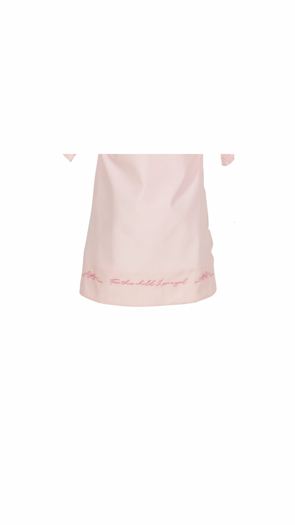 For This Child I Prayed Daygown: Pink