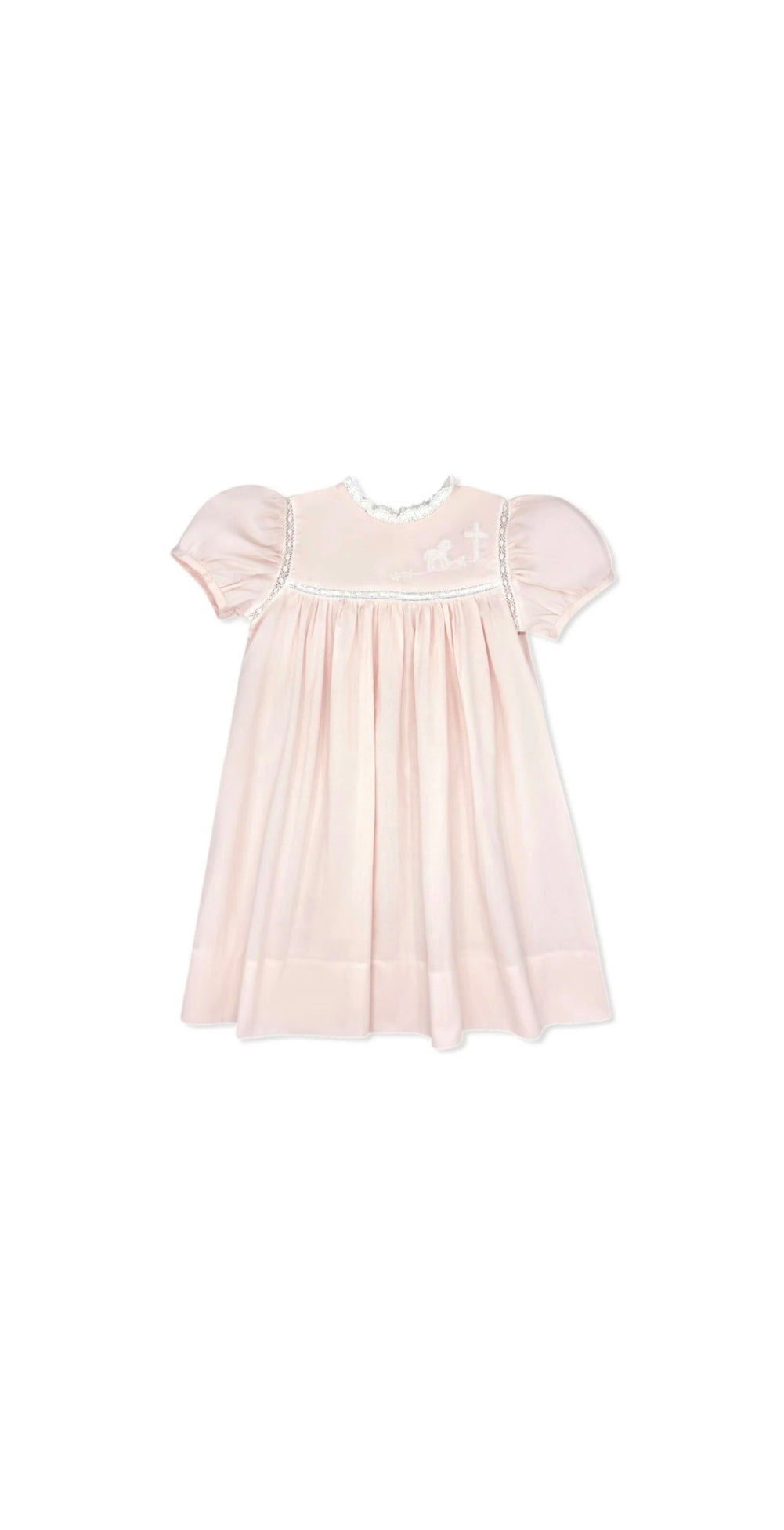 Keep Sake Dress Lamb, Cross Pink